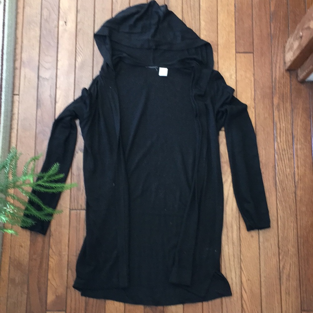 Cardigan with hood